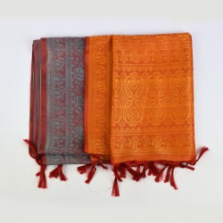 Πασμίνα  με Ανάγλυφο Σχέδιο